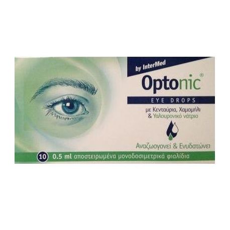 Intermed Optonic Οφθαλμικές Σταγόνες 10x0.5 ml