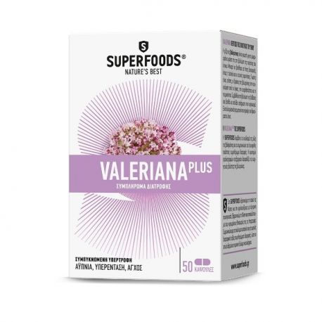 Superfoods Valeriana Plus 300mg, 50caps