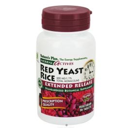 Nature s Plus Red Yeast Rice 600 mg 30 tabs Extended Release