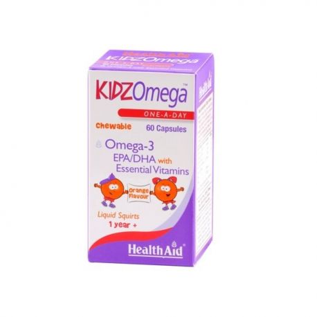 Health Aid KIDZ Omega 60 caps -orange