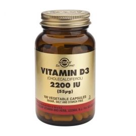 SOLGAR - VIT. D-3 2200 IU veg.caps 100s