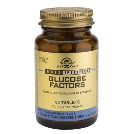 SOLGAR GLUCOSE FACTORS 60 tabs